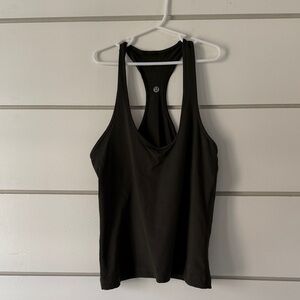 lululemon athletica olive green Racerback Tank Top